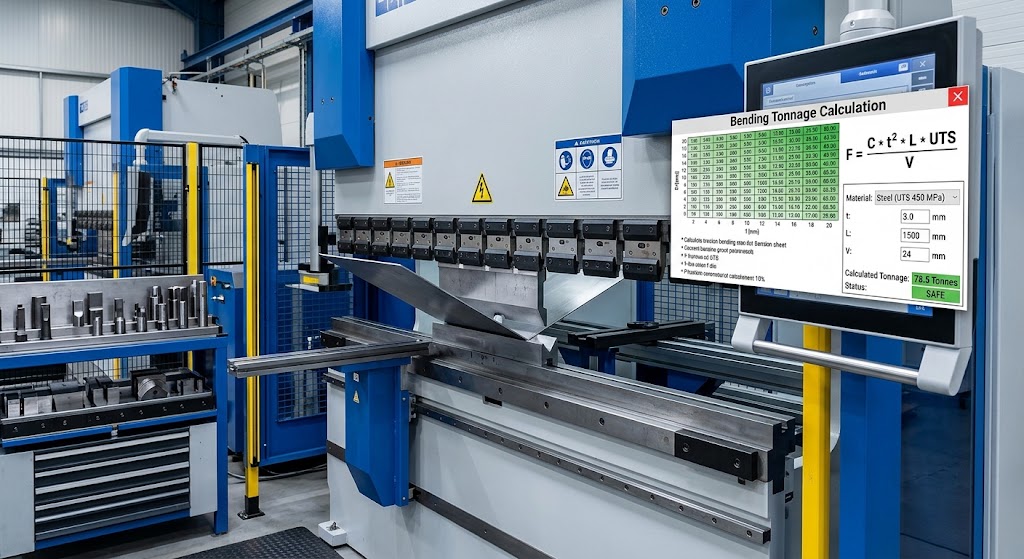 Press Brake Tonnage Calculation